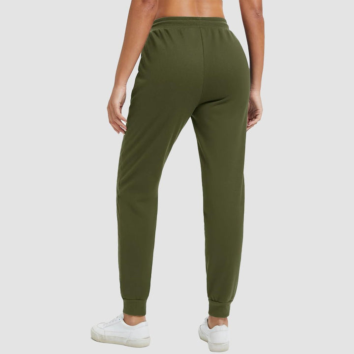Women's Sherpa-Lined Joggers with Drawstring Waist and Elastic Cuffs