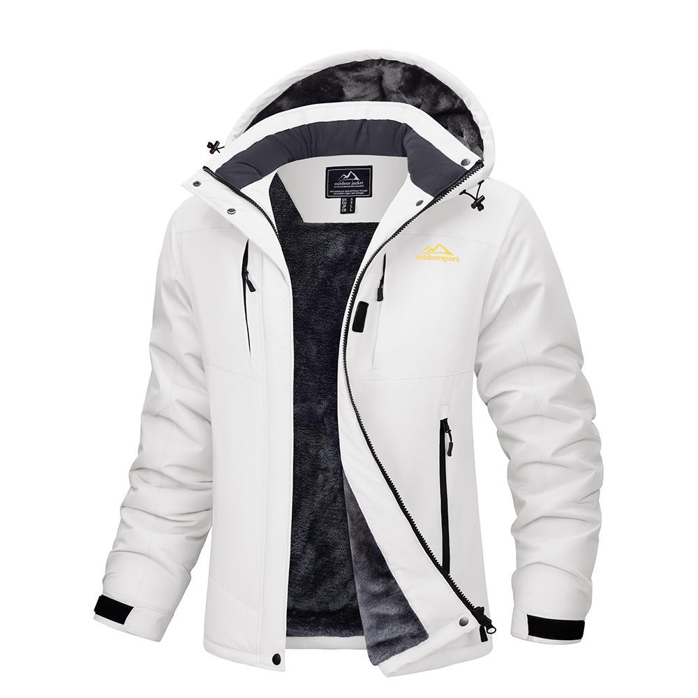 Veste de Ski Femme Imperméable Doublée Polaire Coupe Vent