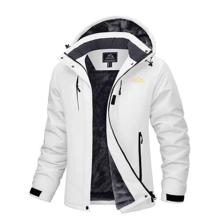 Veste de Ski Femme Imperméable Doublée Polaire Coupe Vent