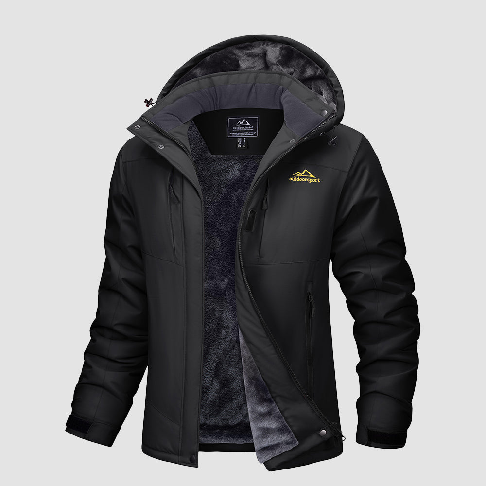 Veste de Ski Femme Imperméable Doublée Polaire Coupe Vent