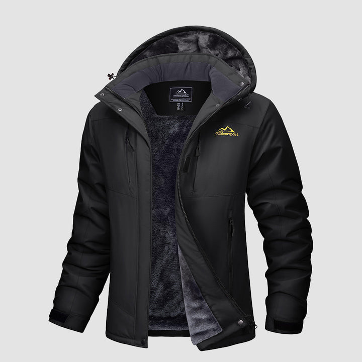 Veste de Ski Femme Imperméable Doublée Polaire Coupe Vent