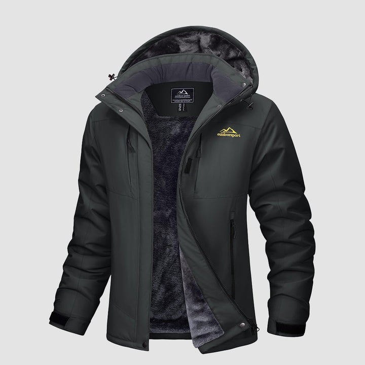 Veste de Ski Femme Imperméable Doublée Polaire Coupe Vent