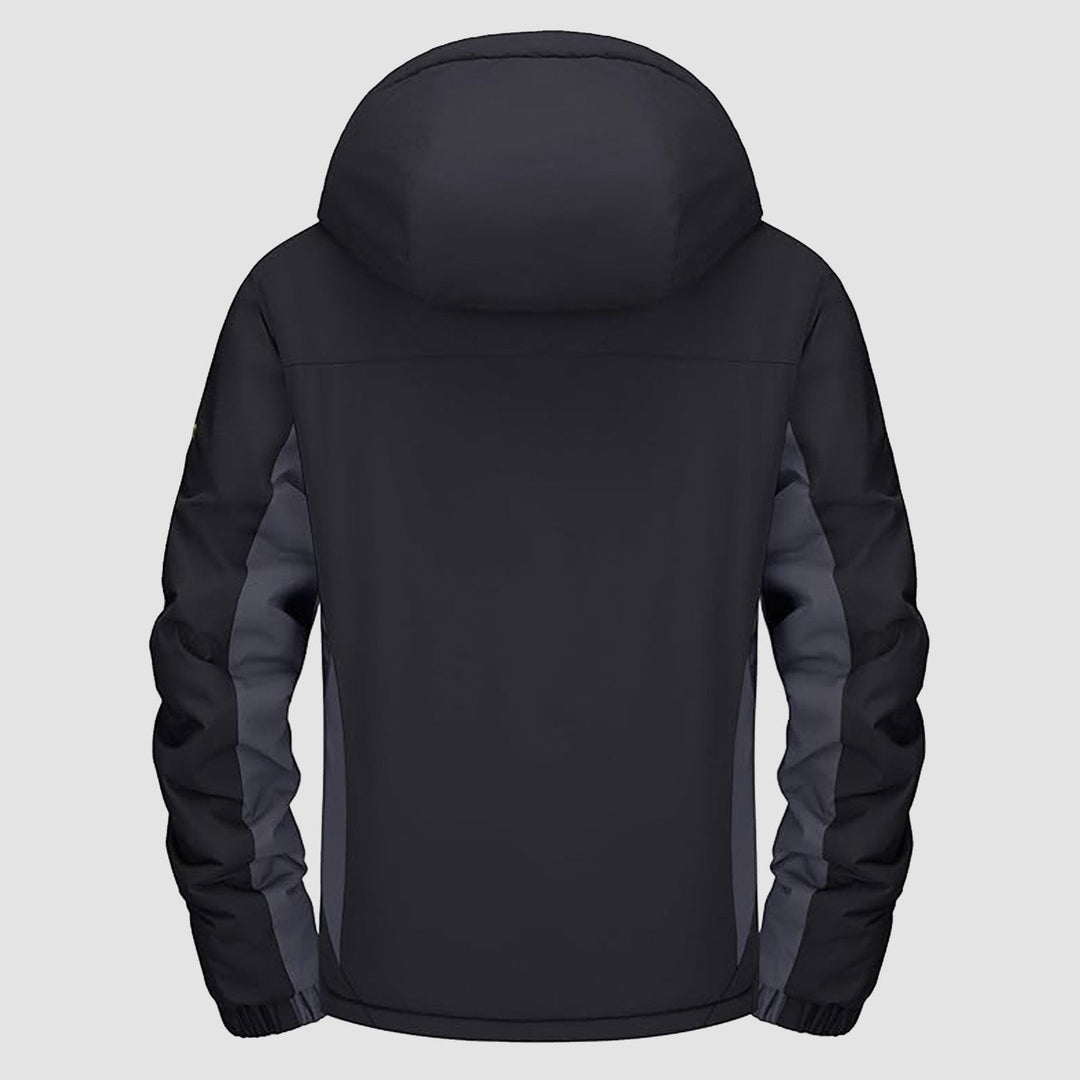Veste de Ski Femme Imperméable Doublée Polaire à Capuche