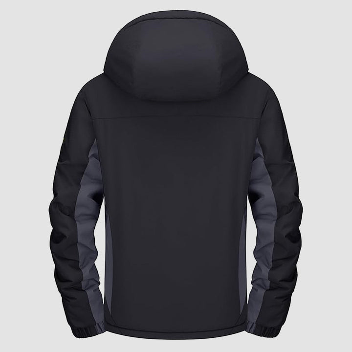 Veste de Ski Femme Imperméable Doublée Polaire à Capuche