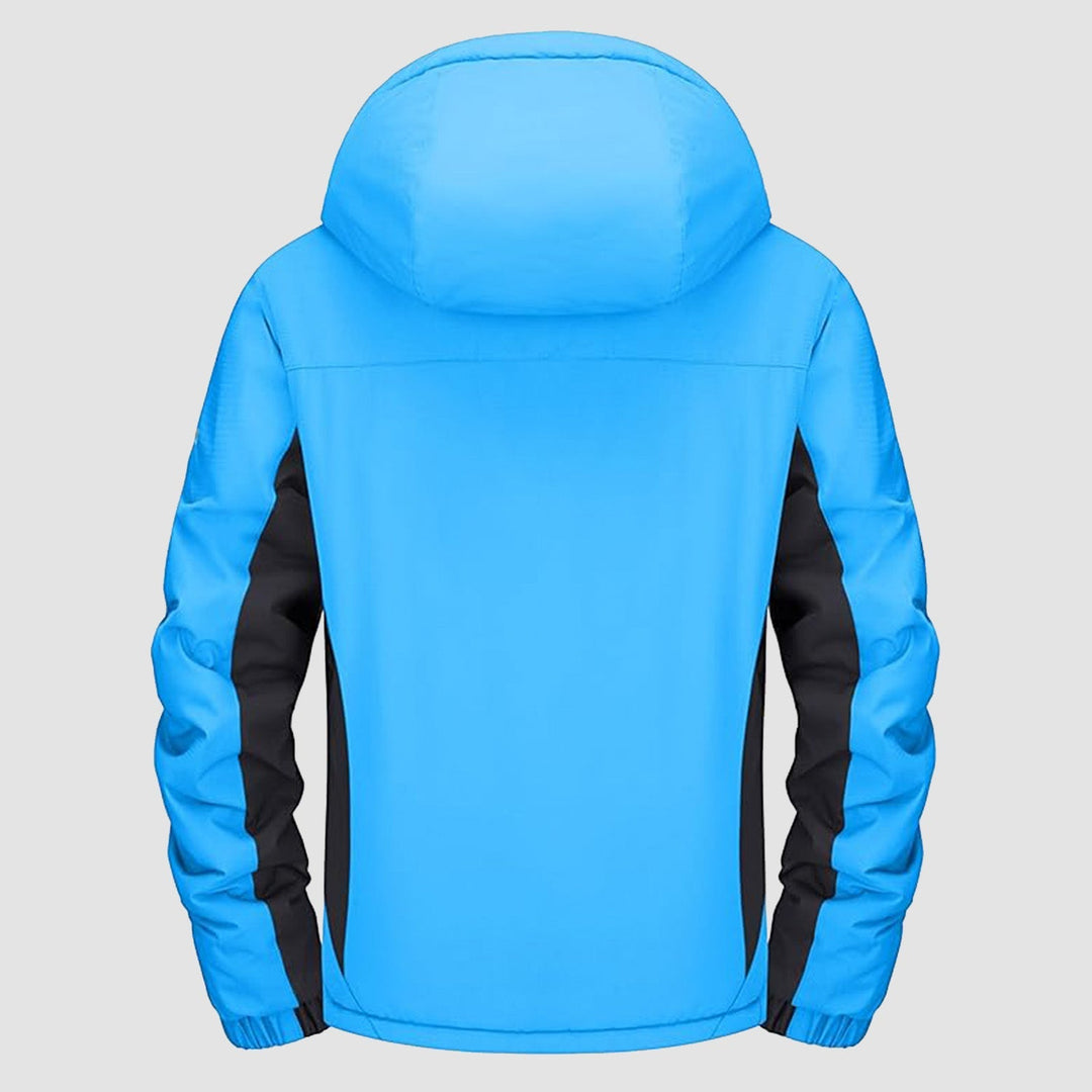 Veste de Ski Femme Imperméable Doublée Polaire à Capuche