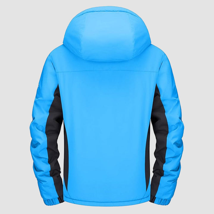 Veste de Ski Femme Imperméable Doublée Polaire à Capuche