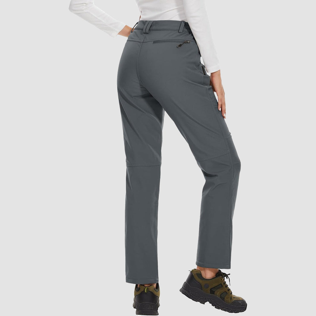 Pantalon de Ski Femme Doublé Polaire Déperlant