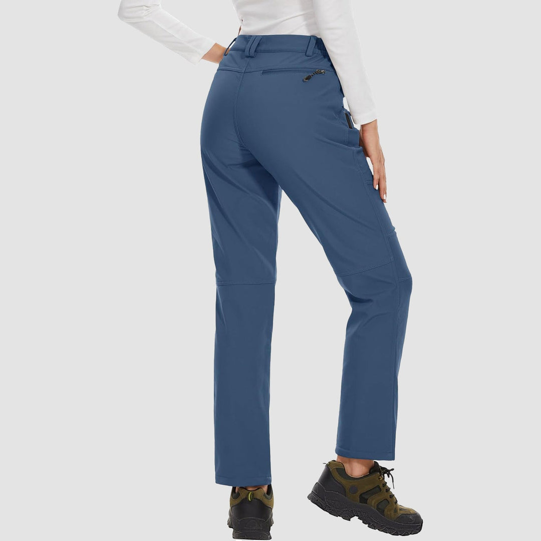 Pantalon de Ski Femme Doublé Polaire Déperlant