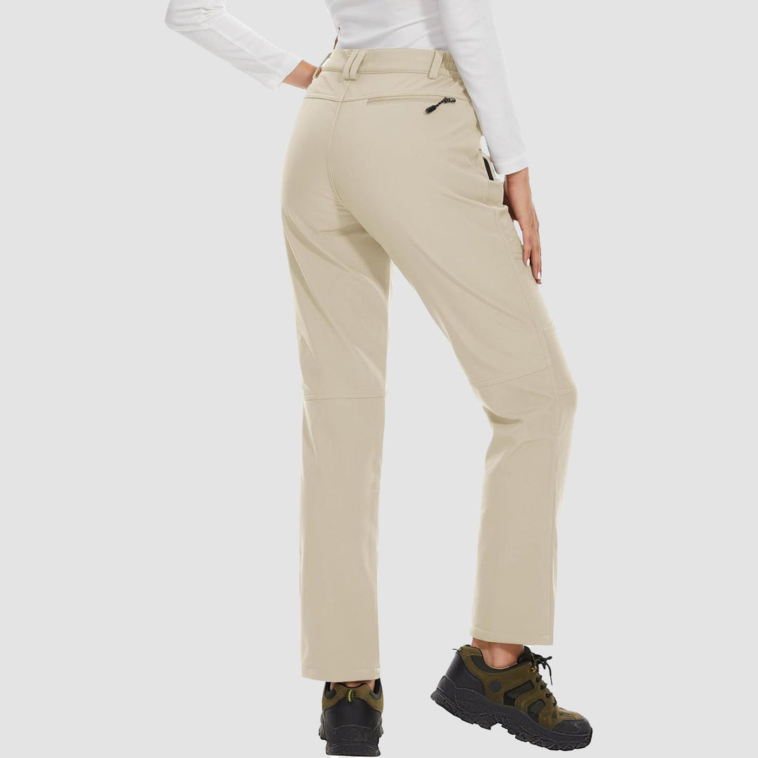 Pantalon de Ski Femme Doublé Polaire Déperlant
