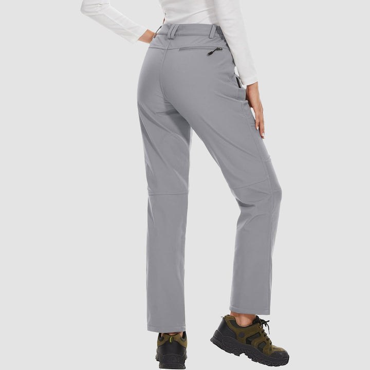 Pantalon de Ski Femme Doublé Polaire Déperlant
