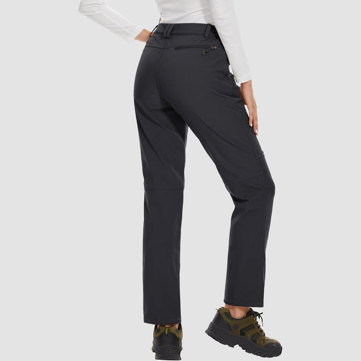Pantalon de Ski Femme Doublé Polaire Déperlant