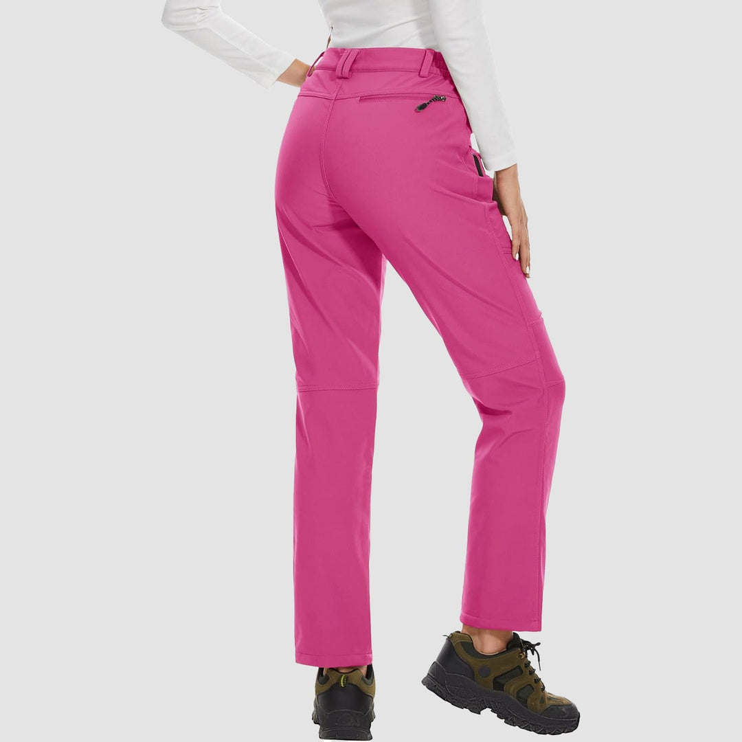 Pantalon de Ski Femme Doublé Polaire Déperlant