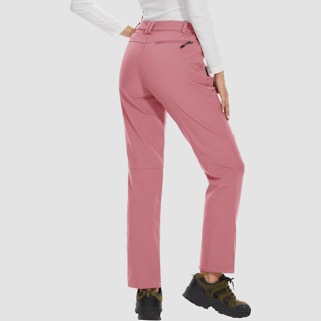 Pantalon de Ski Femme Doublé Polaire Déperlant