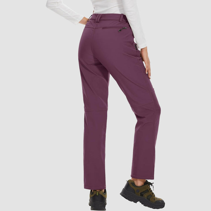 Pantalon de Ski Femme Doublé Polaire Déperlant