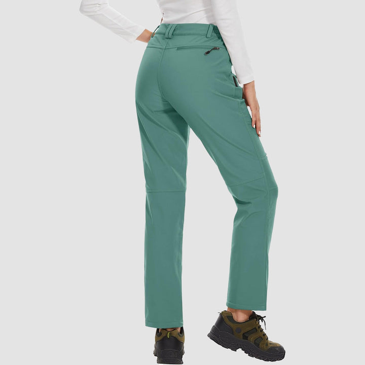 Pantalon de Ski Femme Doublé Polaire Déperlant