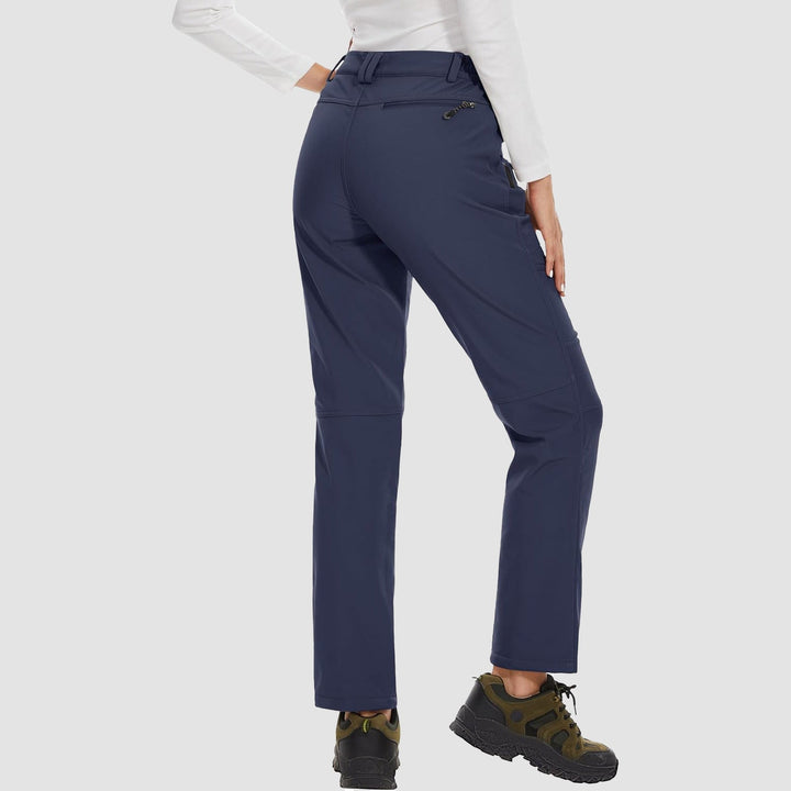 Pantalon de Ski Femme Doublé Polaire Déperlant